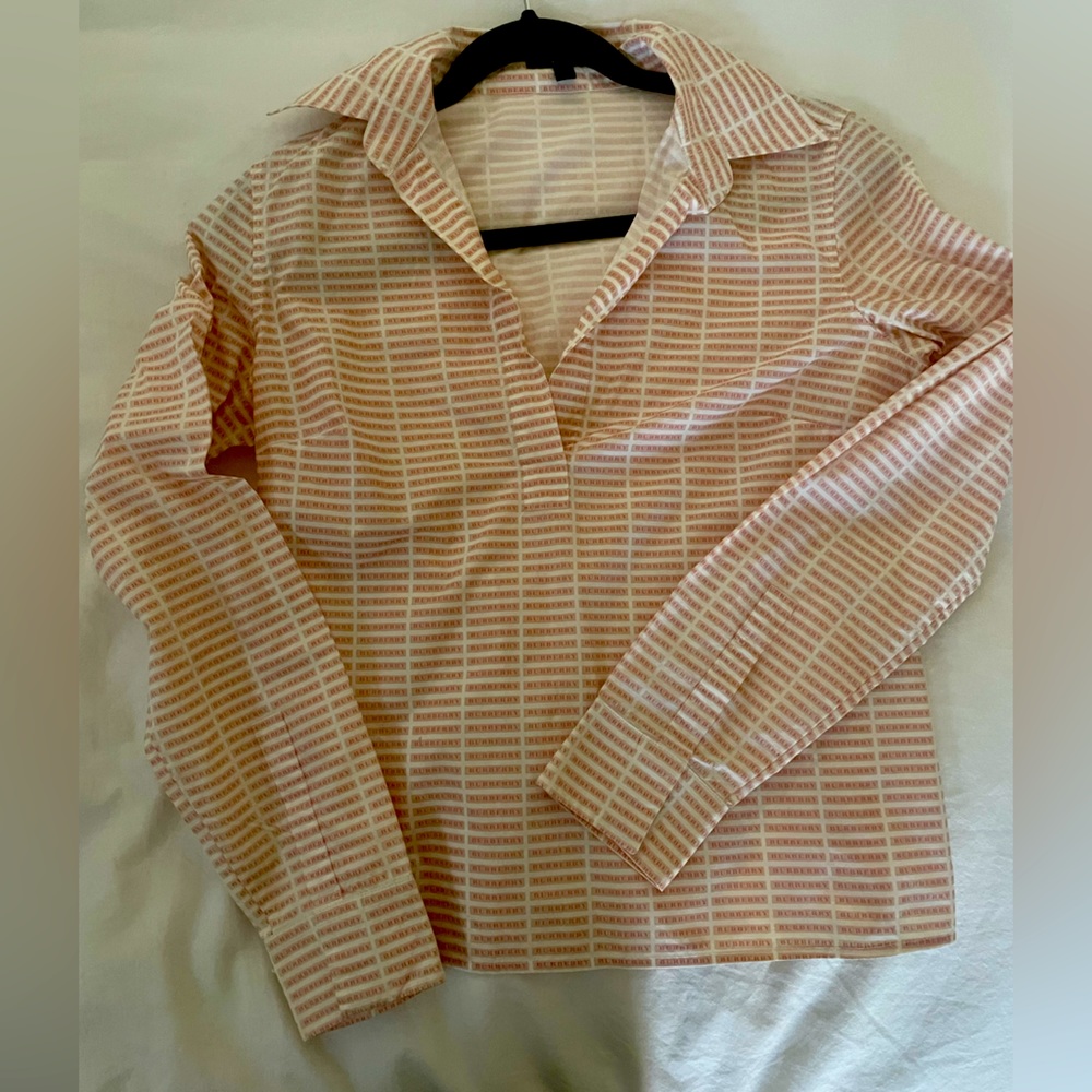 Burberry woman's collared shirt size 6